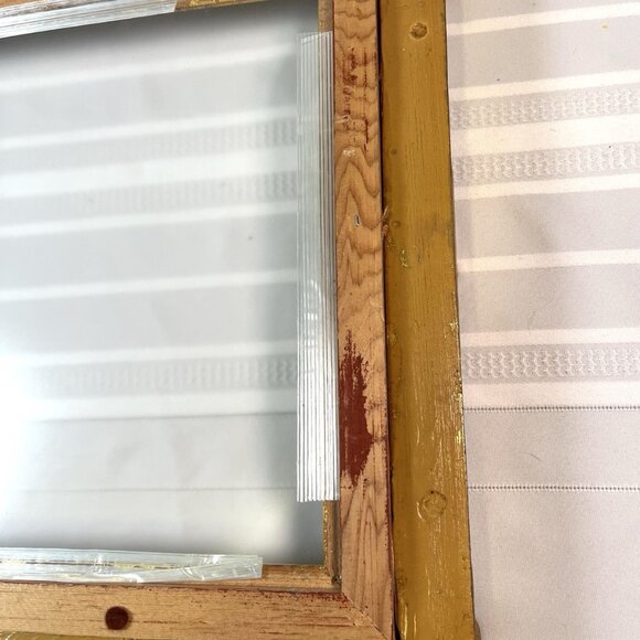 Vintage 70s Gold Gilt Ornate Picture Frame w/ Glass Baroque Rococo Mid Century - Picture 4 of 9